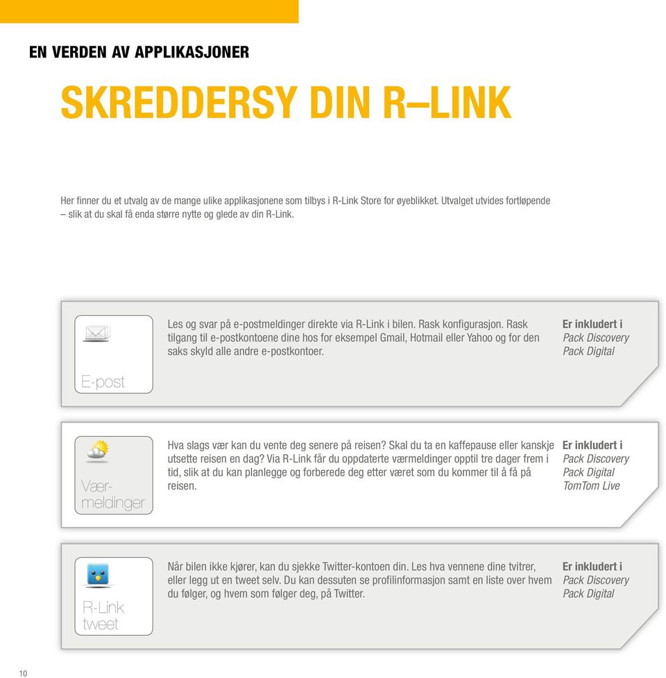 Rask tilgang til e-postkontoene dine hos for eksempel Gmail, Hotmail eller Yahoo og for den saks skyld alle andre e-postkontoer.