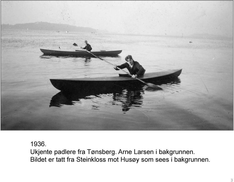 Arne Larsen i bakgrunnen.