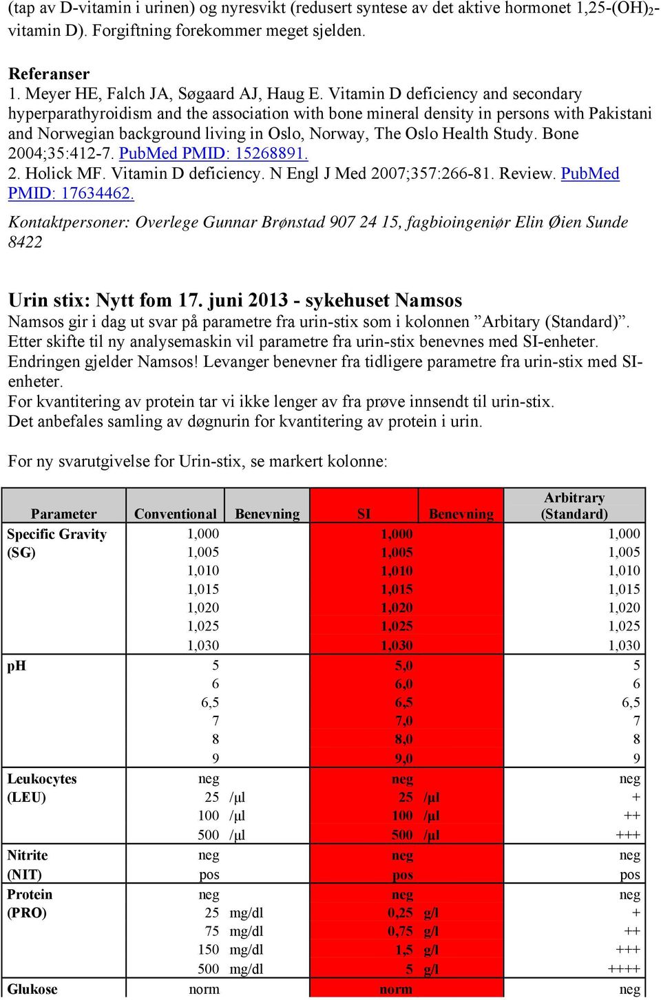 Bone 2004;35:412-7. PubMed PMID: 15268891. 2. Holick MF. Vitamin D deficiency. N Engl J Med 2007;357:266-81. Review. PubMed PMID: 17634462.