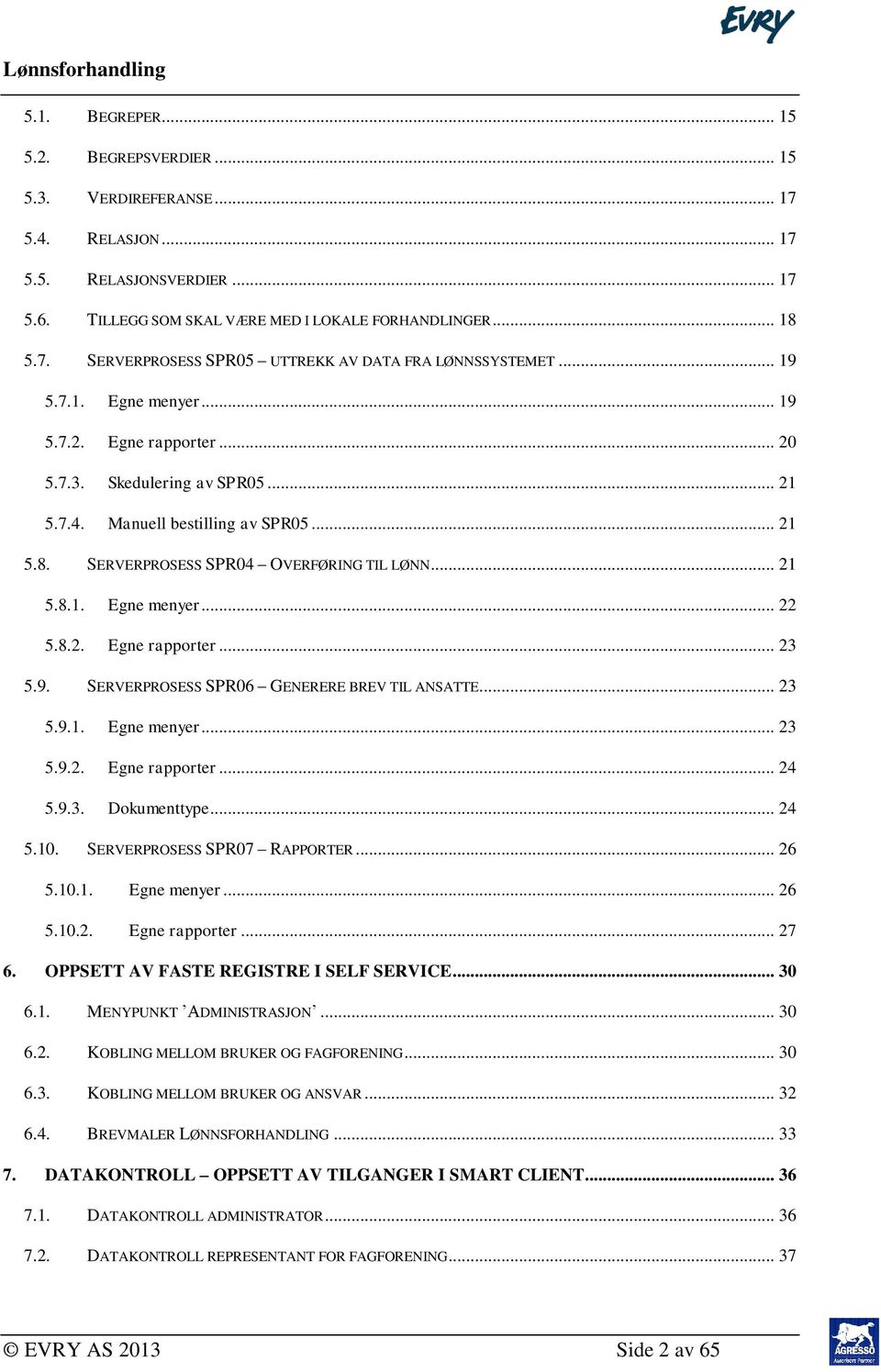 8.2. Egne rapporter... 23 5.9. SERVERPROSESS SPR06 GENERERE BREV TIL ANSATTE... 23 5.9.1. Egne menyer... 23 5.9.2. Egne rapporter... 24 5.9.3. Dokumenttype... 24 5.10. SERVERPROSESS SPR07 RAPPORTER.