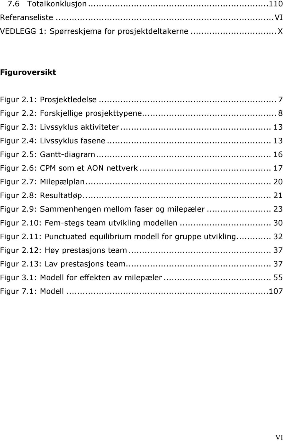 .. 17 Figur 2.7: Milepælplan... 20 Figur 2.8: Resultatløp... 21 Figur 2.9: Sammenhengen mellom faser og milepæler... 23 Figur 2.10: Femstegs team utvikling modellen... 30 Figur 2.