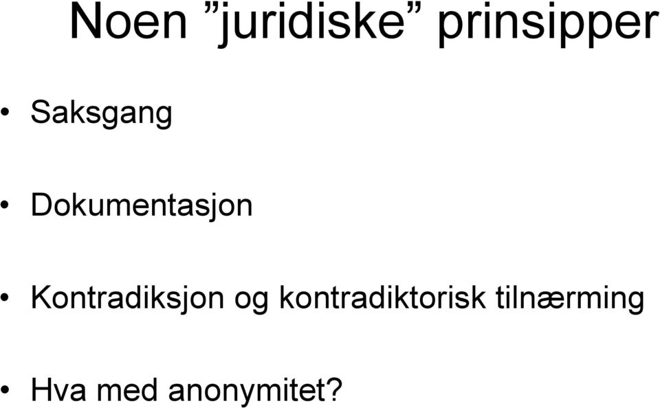 Kontradiksjon og