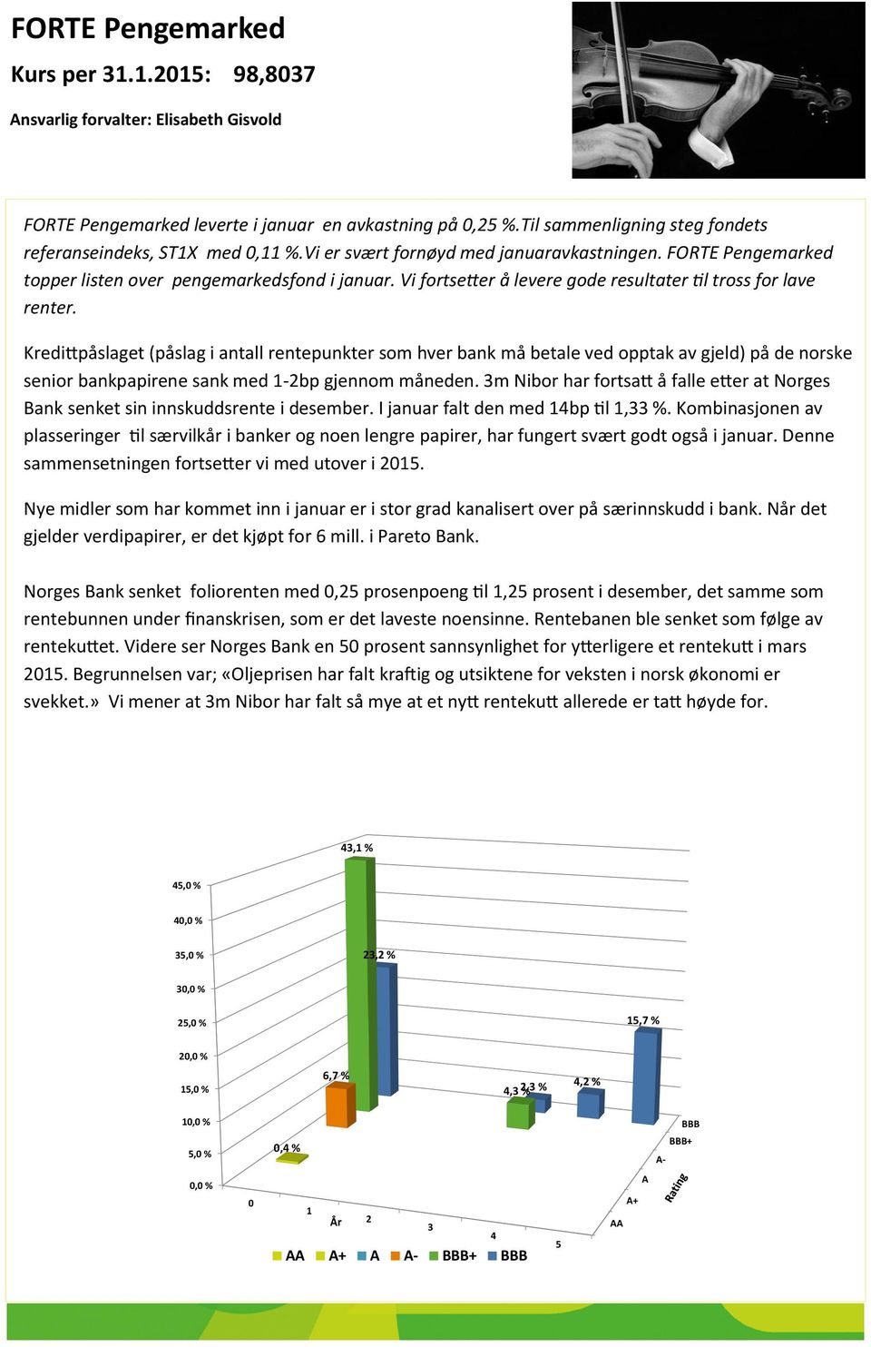 Vi fortsetter å levere gode resultater til tross for lave renter.