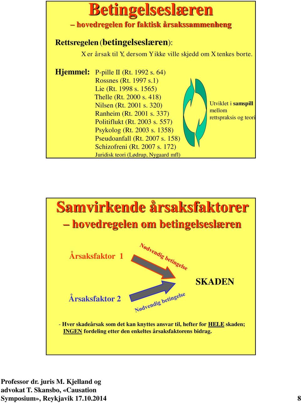 2007 s. 158) Schizofreni (Rt. 2007 s.