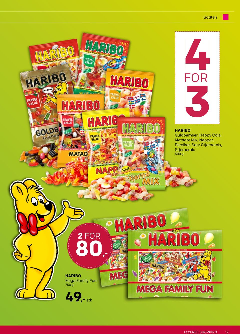 Stjernemix, Stjernemix 500 g 80,- HARIBO