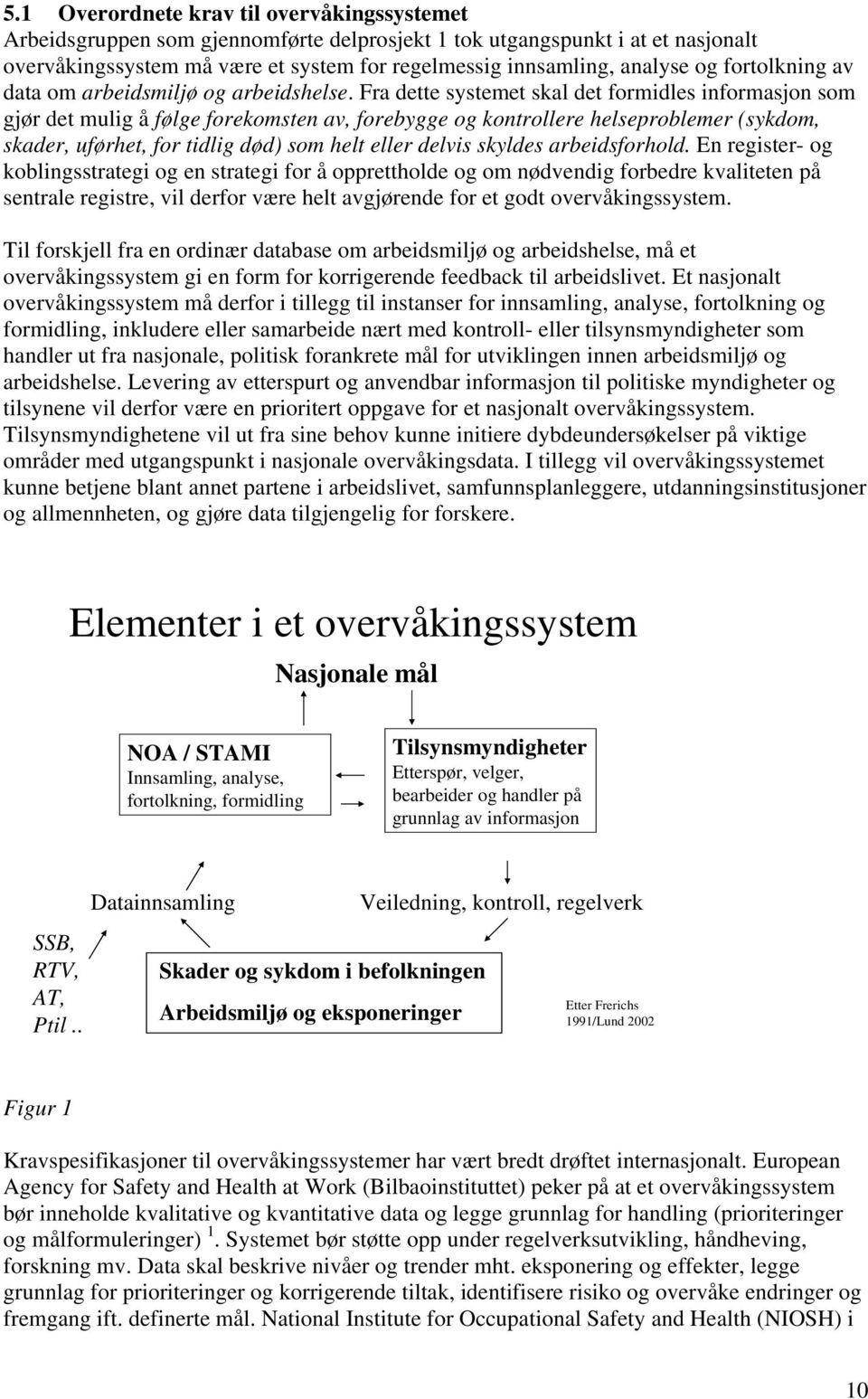 Fra dette systemet skal det formidles informasjon som gjør det mulig å følge forekomsten av, forebygge og kontrollere helseproblemer (sykdom, skader, uførhet, for tidlig død) som helt eller delvis