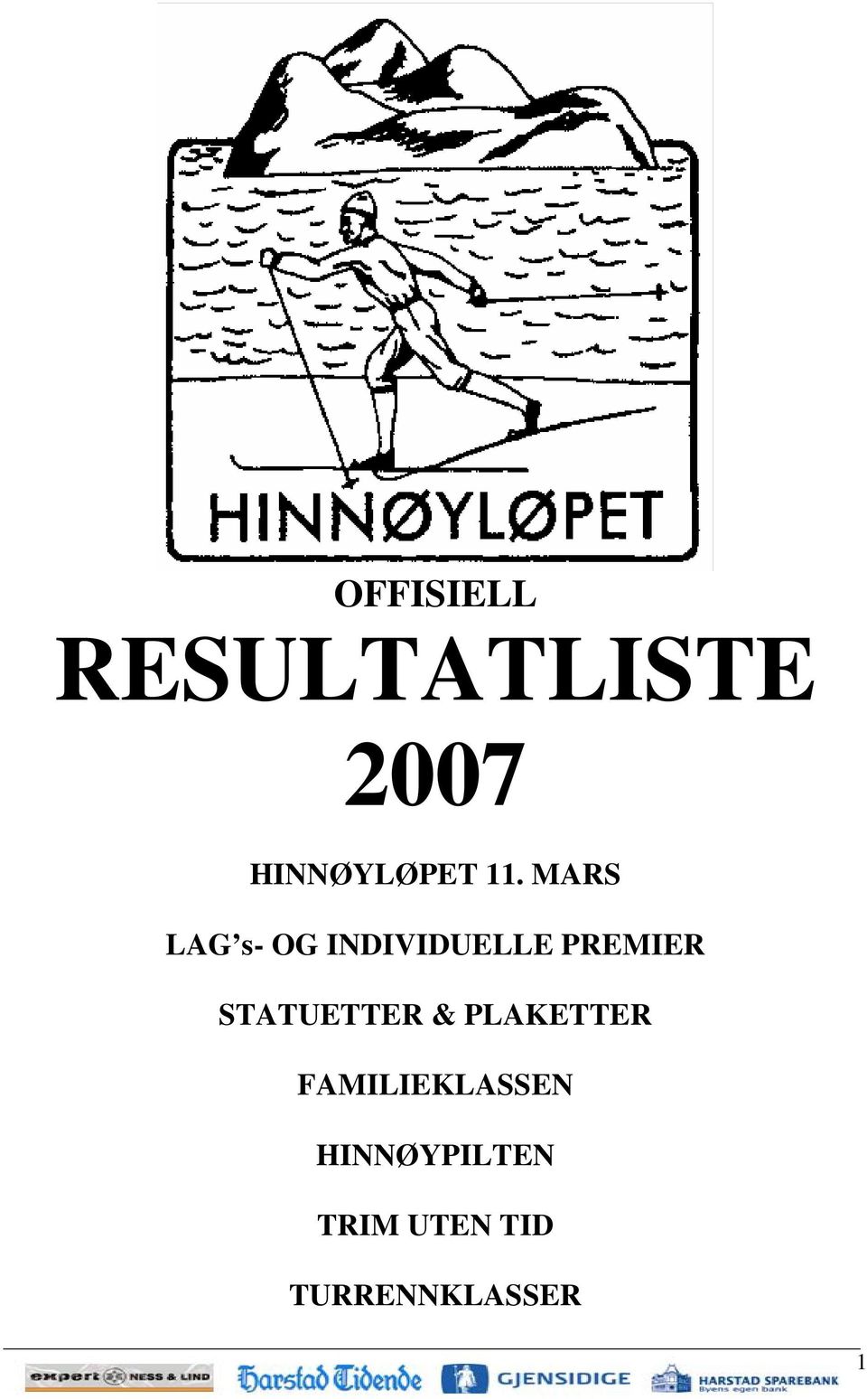 STATUETTER & PLAKETTER FAMILIEKLASSEN