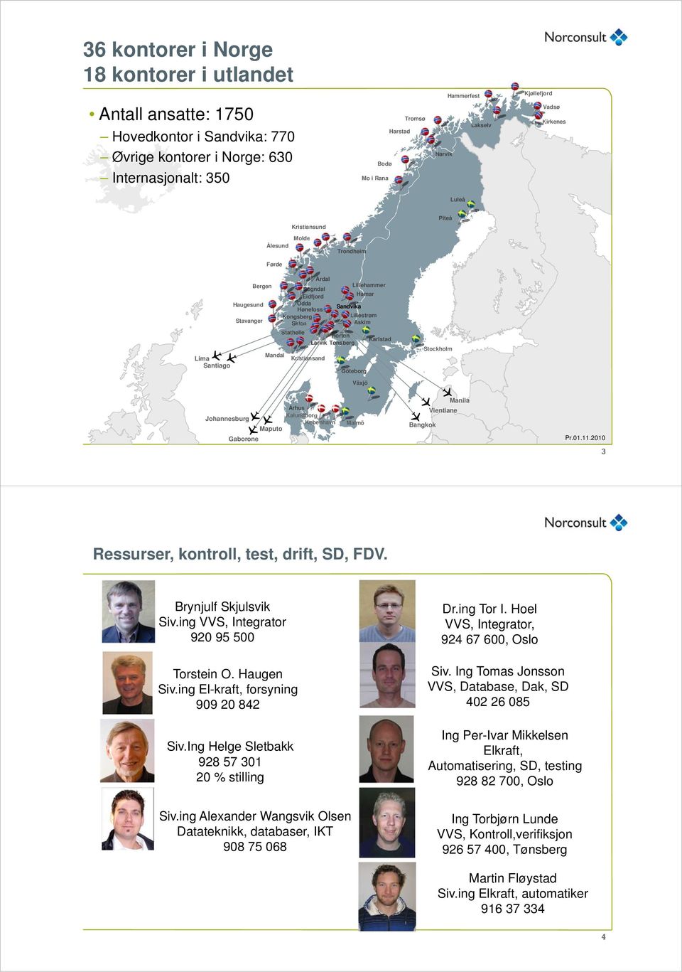 Askim Stathelle Horten Larvik Tønsberg Karlstad Lima Mandal Kristiansand Santiago Göteborg Stockholm Växjö Århus Kalundborg Johannesburg København Maputo Gaborone Malmö Bangkok Vientiane Manila Pr.01.