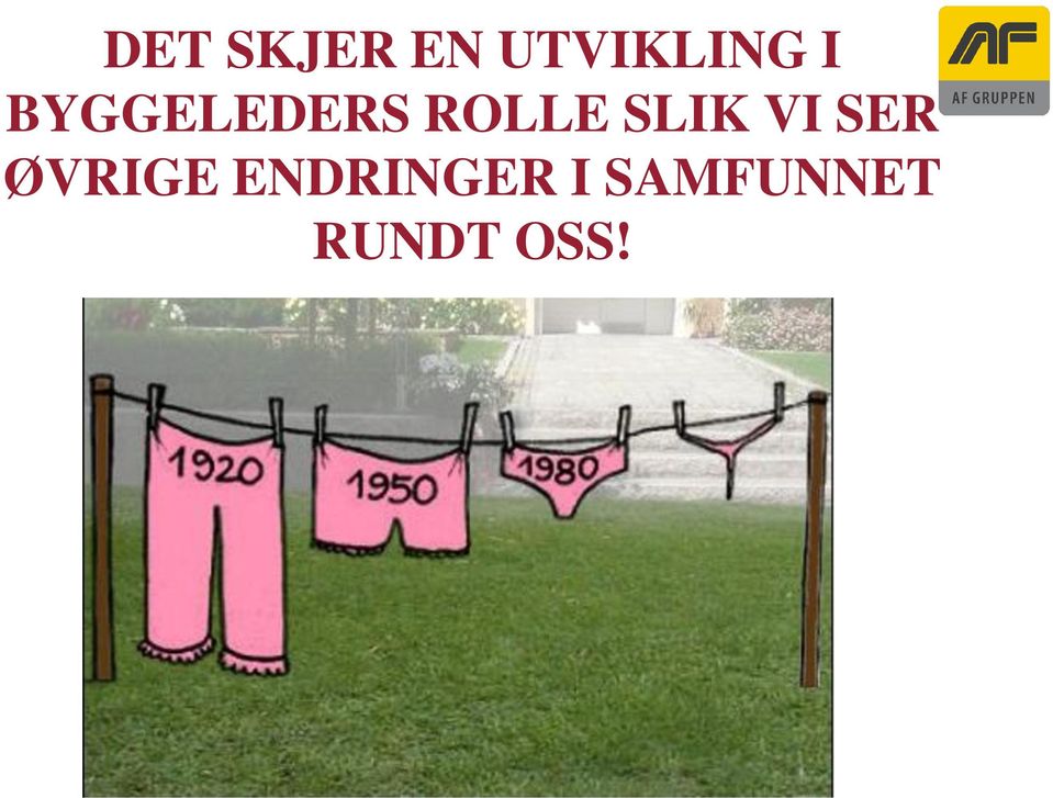 SLIK VI SER ØVRIGE