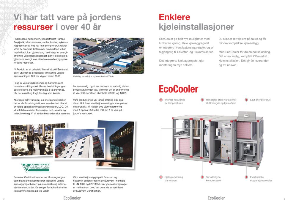 Ved hjelp av energieffektive ventilasjonsaggregat gjør vi det mulig å gjenvinne energi, øke eiendomsverdien og spare jordens ressurser.