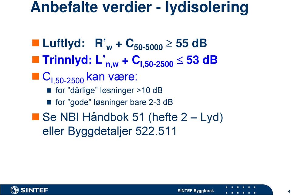 for dårlige løsninger >10 db for gode løsninger bare 2-3 db