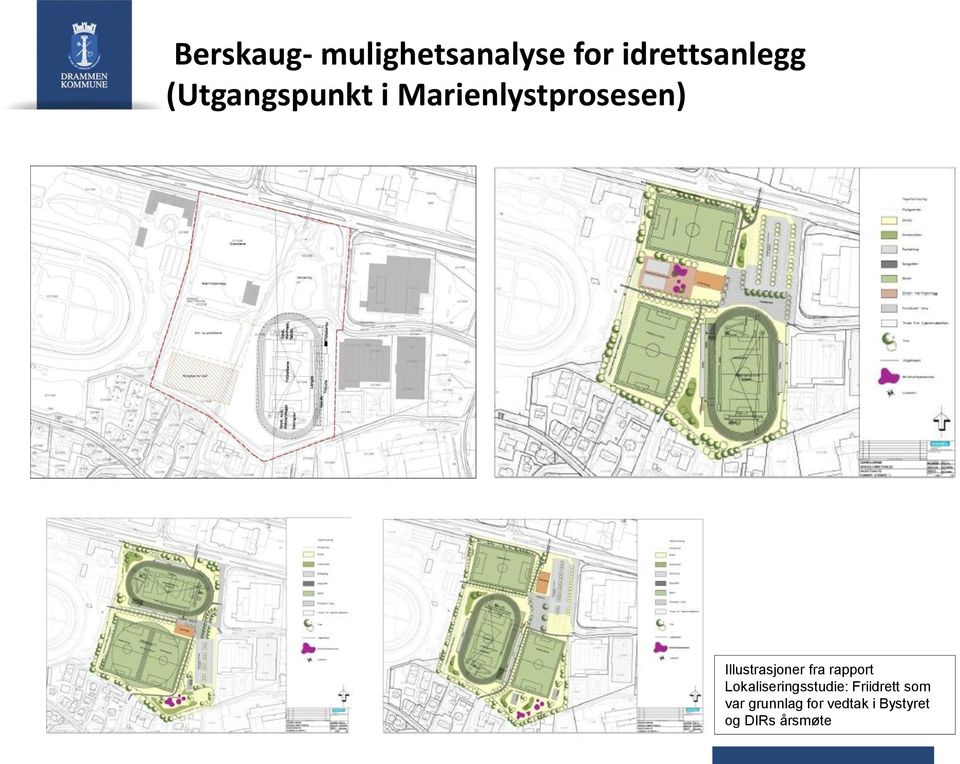 Illustrasjoner fra rapport Lokaliseringsstudie: