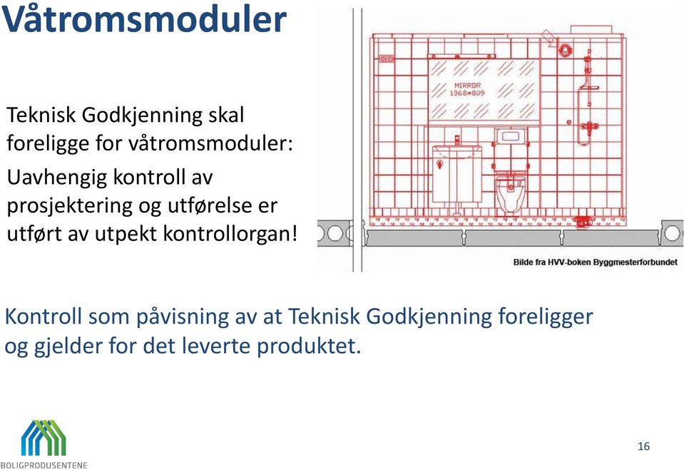 utførelse er utført av utpekt kontrollorgan!