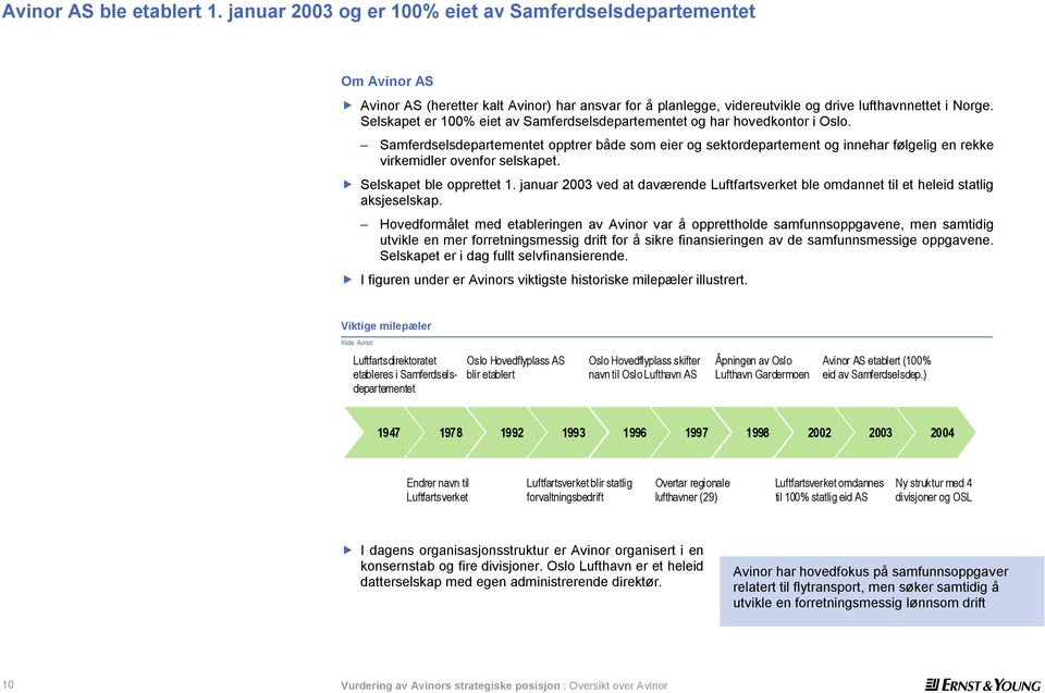 Selskapet er 100% eiet av Samferdselsdepartementet og har hovedkontor i Oslo.