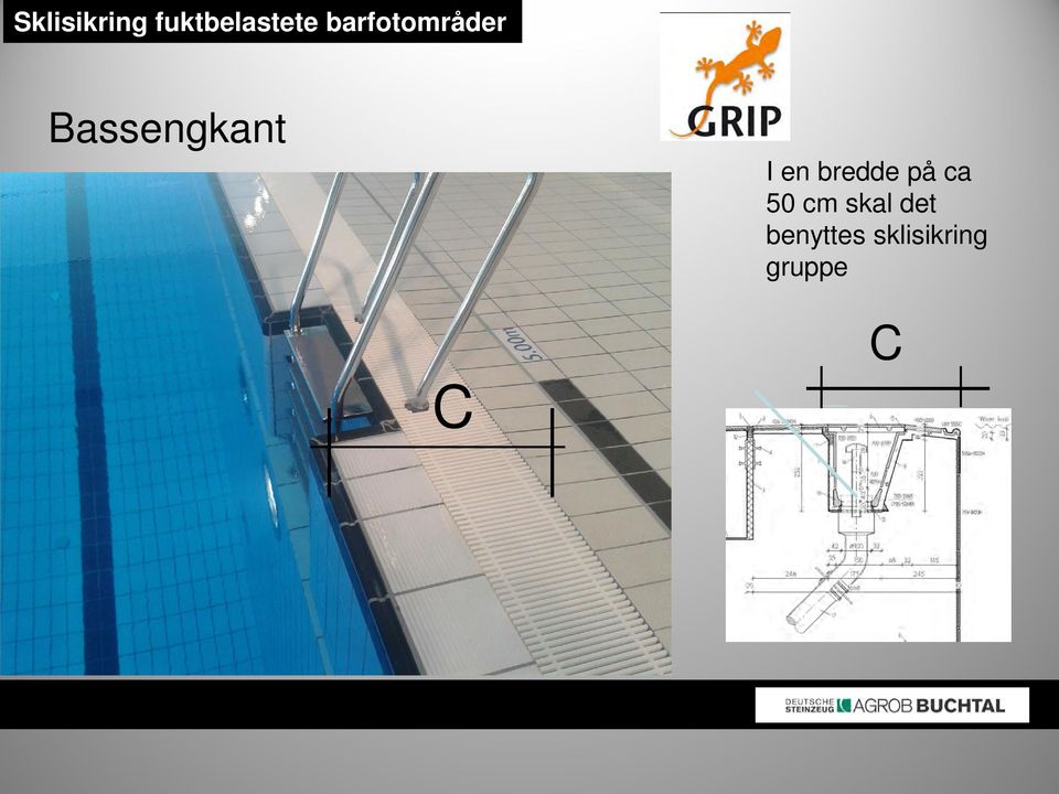 en bredde på ca 50 cm skal