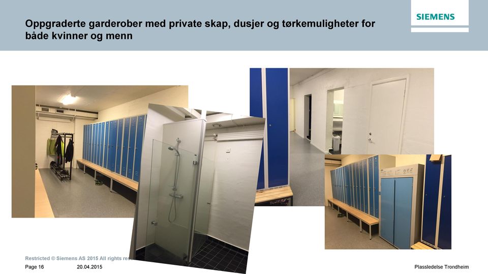 og tørkemuligheter for