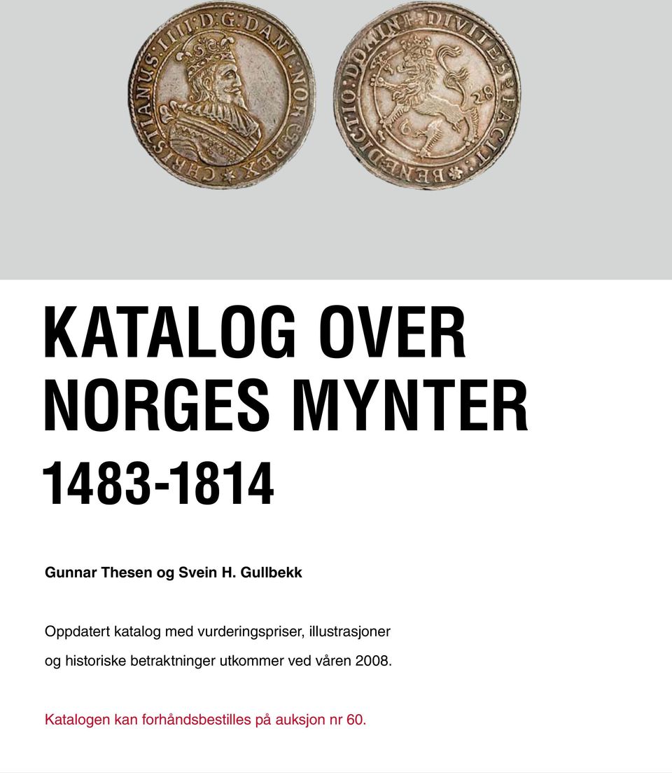 Gullbekk Oppdatert katalog med vurderingspriser,