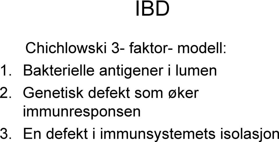 Genetisk defekt som øker