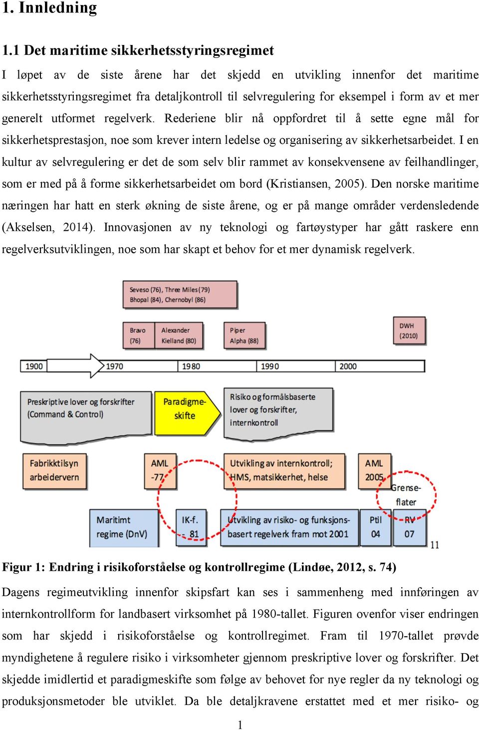 form av et mer generelt utformet regelverk. Rederiene blir nå oppfordret til å sette egne mål for sikkerhetsprestasjon, noe som krever intern ledelse og organisering av sikkerhetsarbeidet.