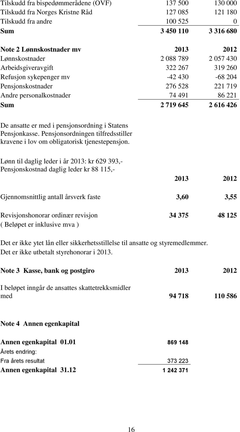 426 De ansatte er med i pensjonsordning i Statens Pensjonkasse. Pensjonsordningen tilfredsstiller kravene i lov om obligatorisk tjenestepensjon.