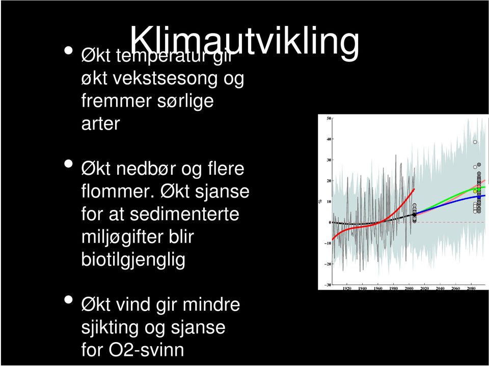 Økt sjanse for at sedimenterte miljøgifter blir