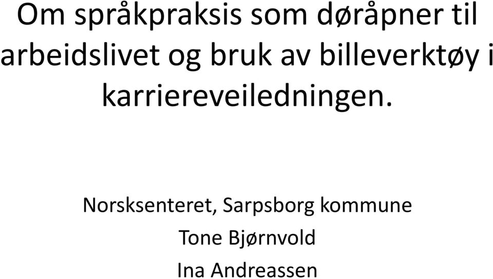 karriereveiledningen.