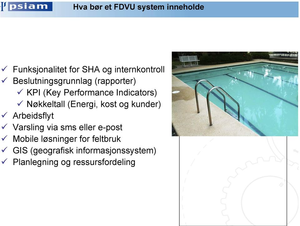 (Energi, kost og kunder) Arbeidsflyt Varsling via sms eller e-post Mobile