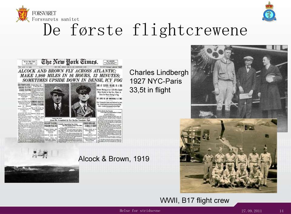 in flight Alcock & Brown, 1919
