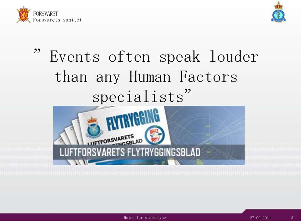 Human Factors