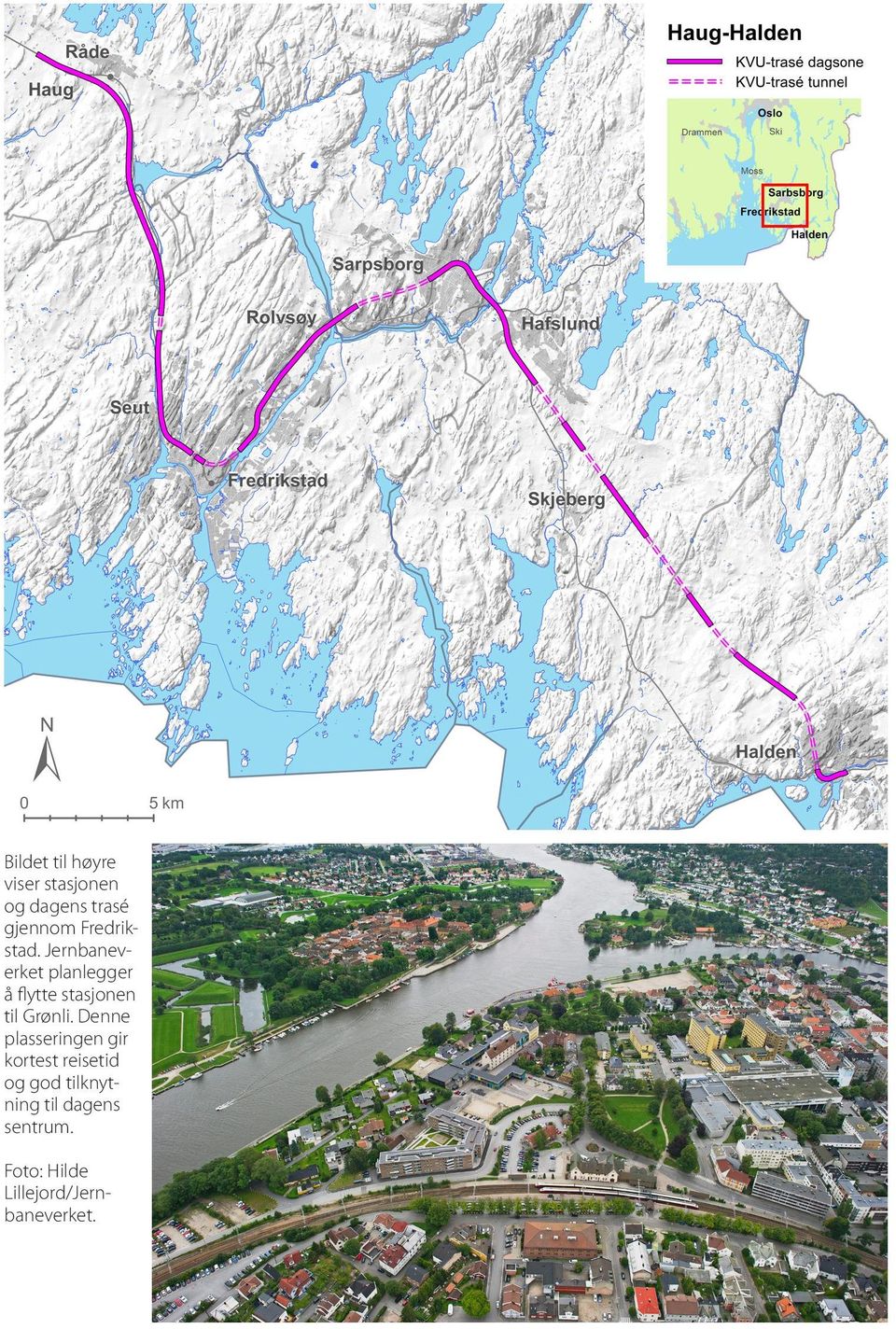 Jernbaneverket planlegger å flytte stasjonen til Grønli.