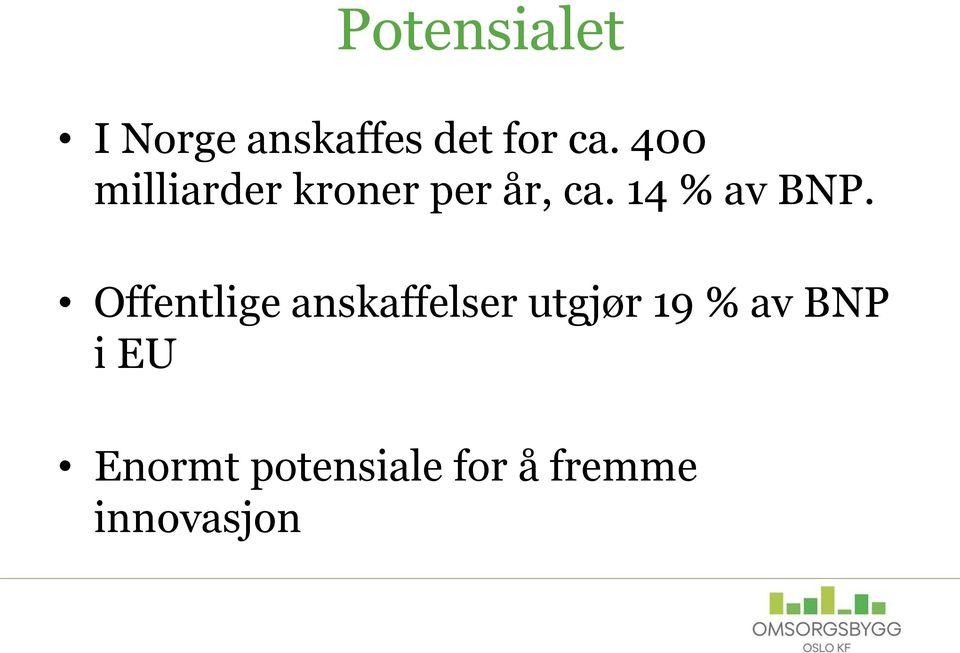 14 % av BNP.