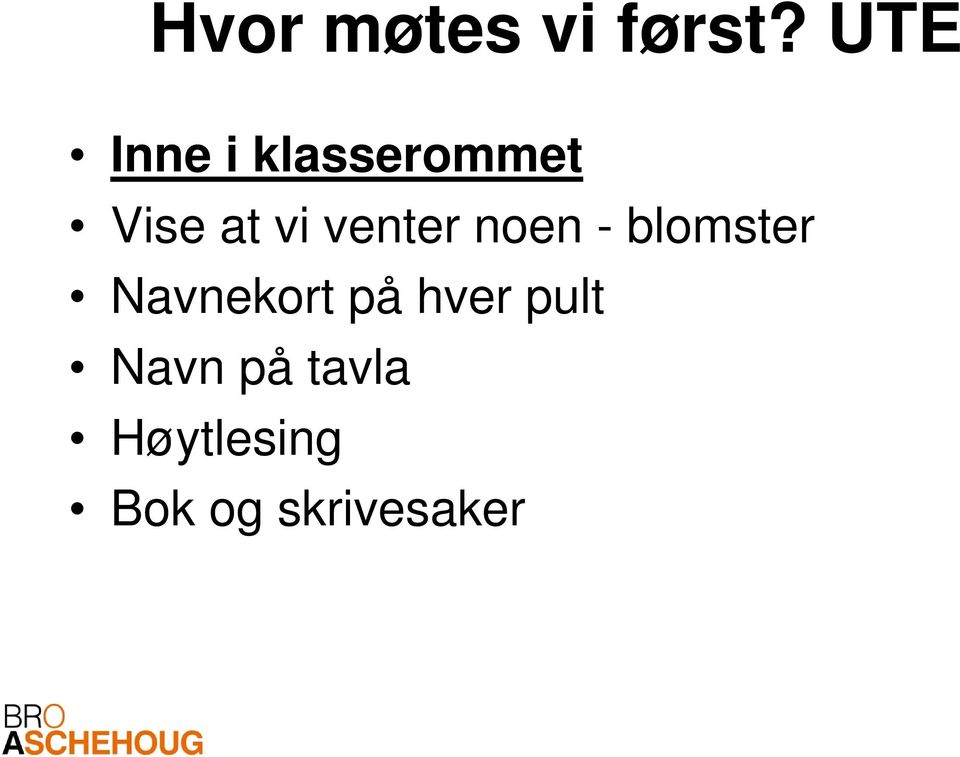 venter noen - blomster Navnekort på