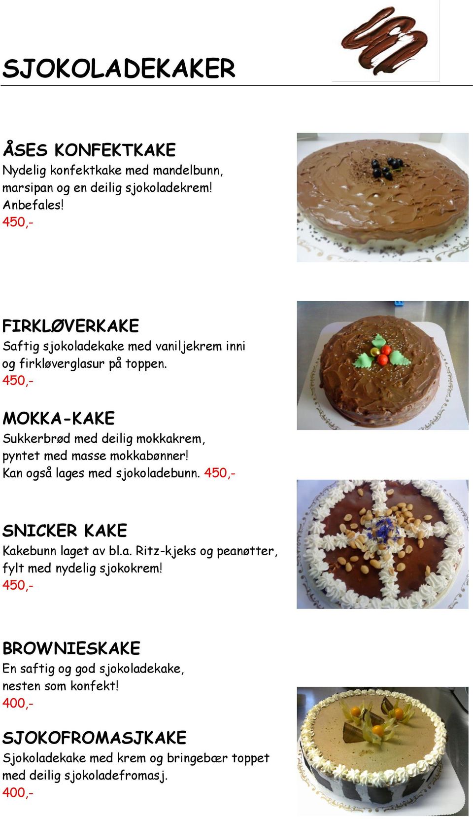 MOKKA-KAKE Sukkerbrød med deilig mokkakrem, pyntet med masse mokkabønner! Kan også lages med sjokoladebunn.