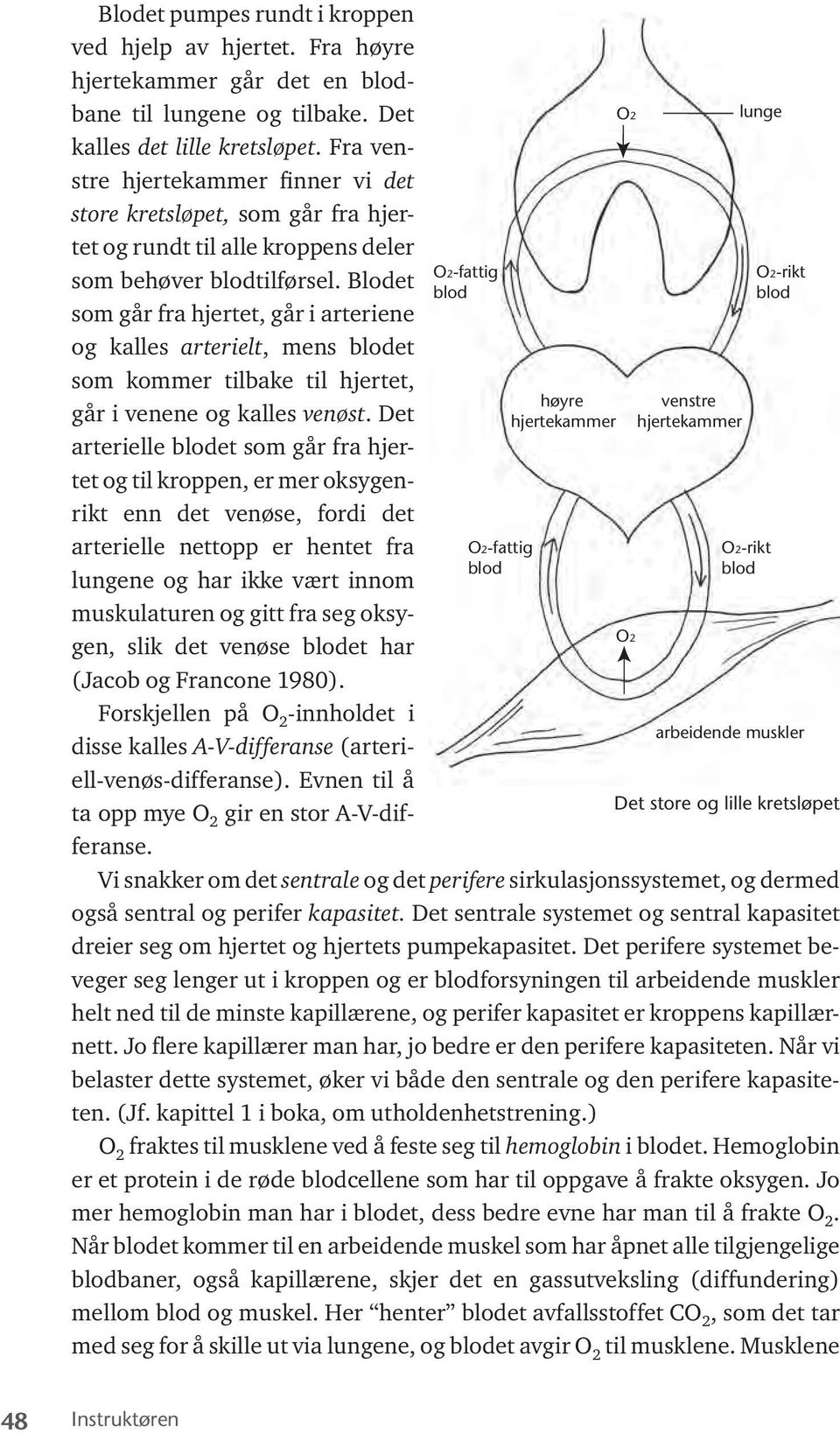 Blodet som går fra hjertet, går i arteriene og kalles arterielt, mens blodet som kommer tilbake til hjertet, går i venene og kalles venøst.