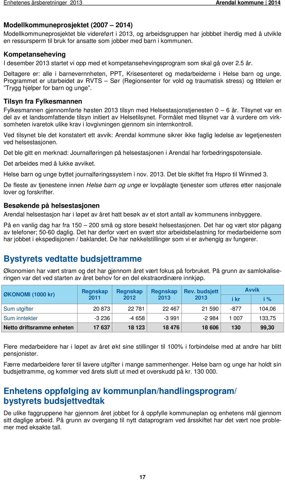 Deltagere er: alle i barnevernnheten, PPT, Krisesenteret og medarbeiderne i Helse barn og unge.