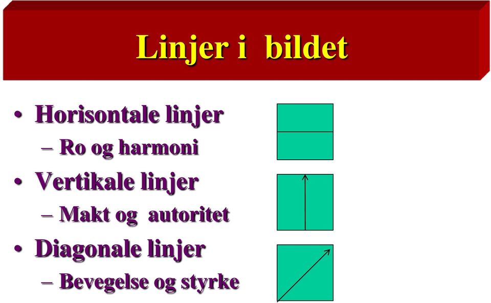 Vertikale linjer Makt og