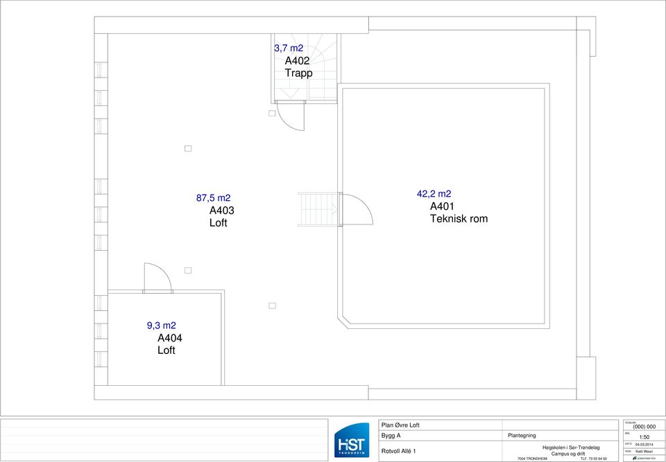 rom 9,3 m2 A404 Loft Plan