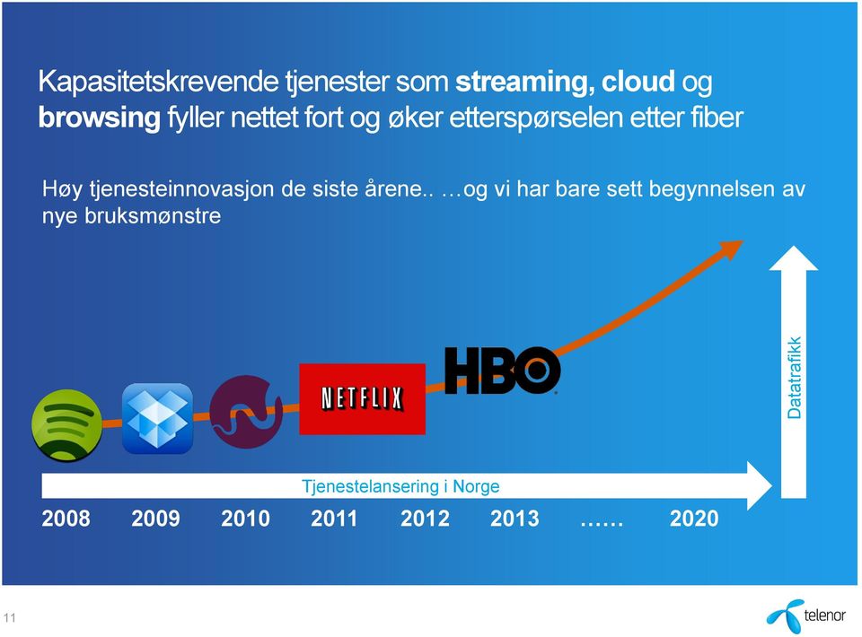 tjenesteinnovasjon de siste årene.