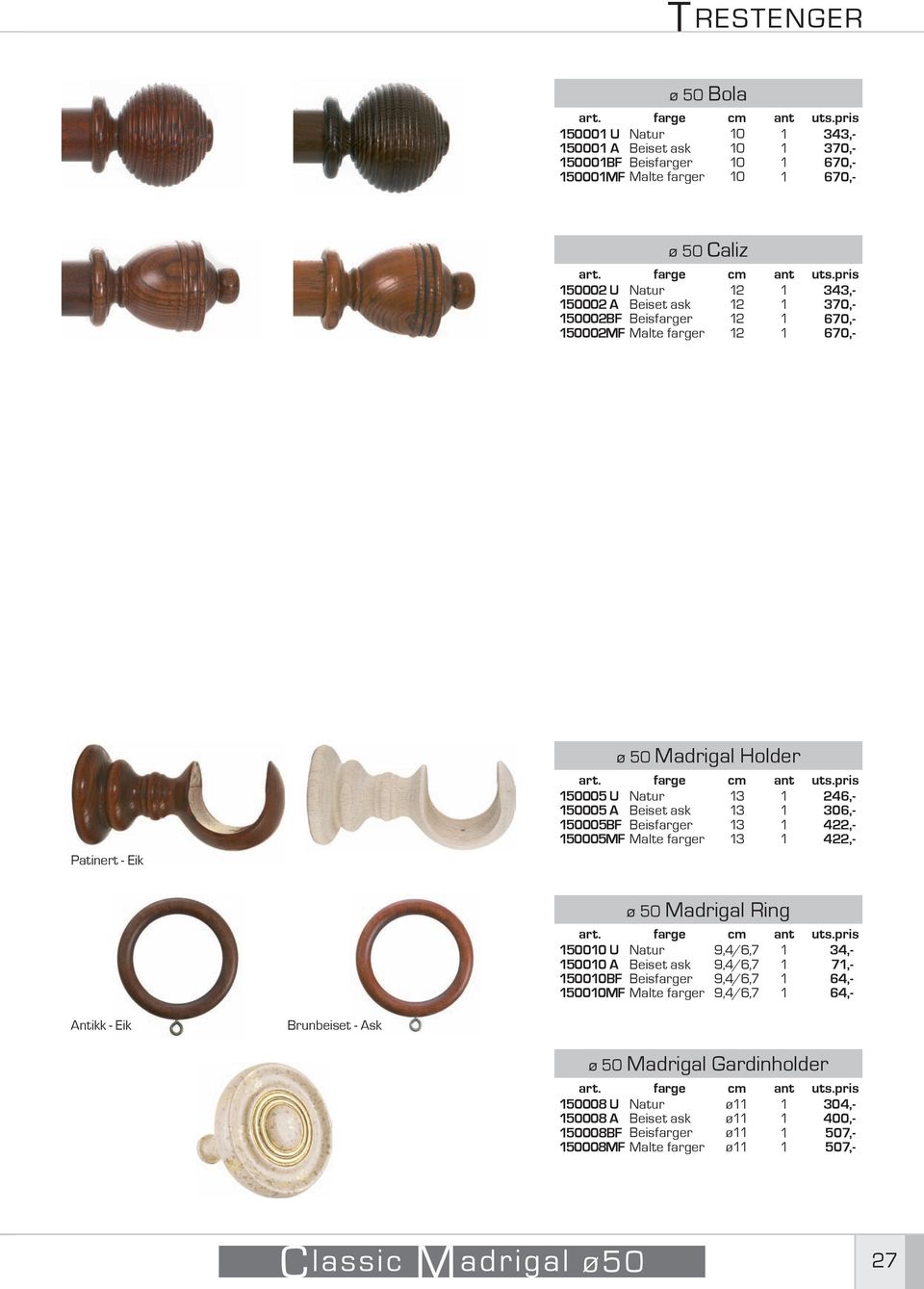 farge ant 50005 U 50005 A Natur Beiset ask 3 3 246,- 306,- 50005BF Beisfarger 50005MF Malte farger 3 3 422,- 422,- farge ant 5000 U 5000 A Natur Beiset ask 9,4/6,7 9,4/6,7 34,- 7,- 5000BF