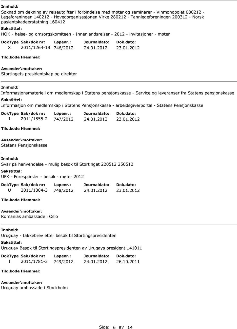 medlemskap i Statens pensjonskasse - Service og leveranser fra Statens pensjonskasse nformasjon om medlemskap i Statens Pensjonskasse - arbeidsgiverportal - Statens Pensjonskasse 2011/1555-2 747/2012