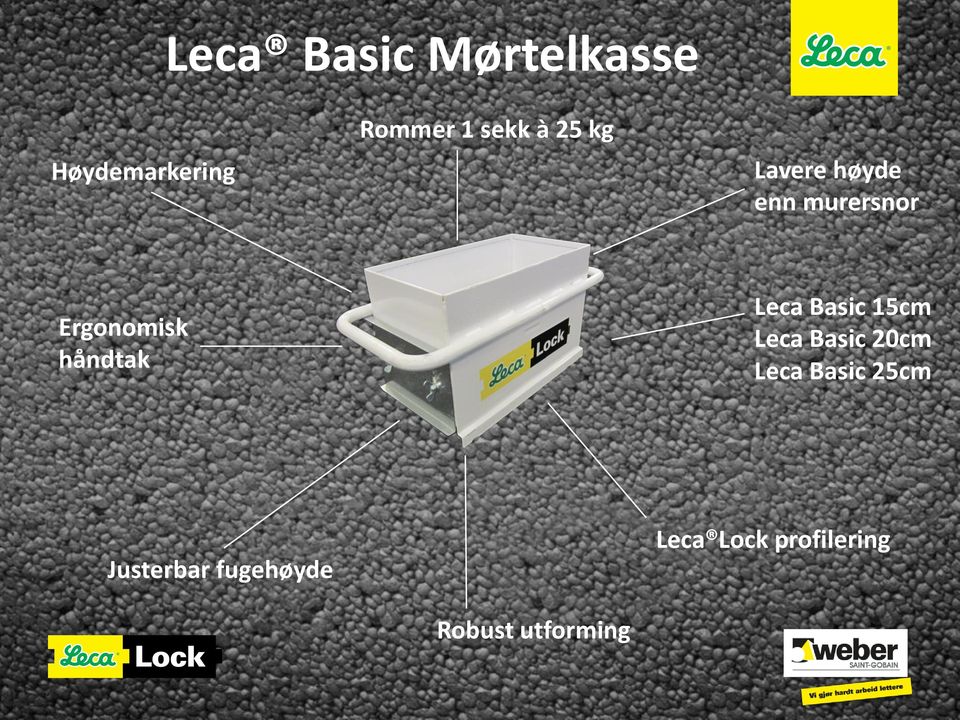 håndtak Leca Basic 15cm Leca Basic 20cm Leca Basic