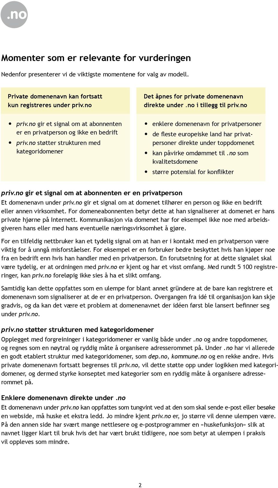 no støtter strukturen med kategoridomener enklere domenenavn for privatpersoner de fleste europeiske land har privatpersoner direkte under toppdomenet kan påvirke omdømmet til.