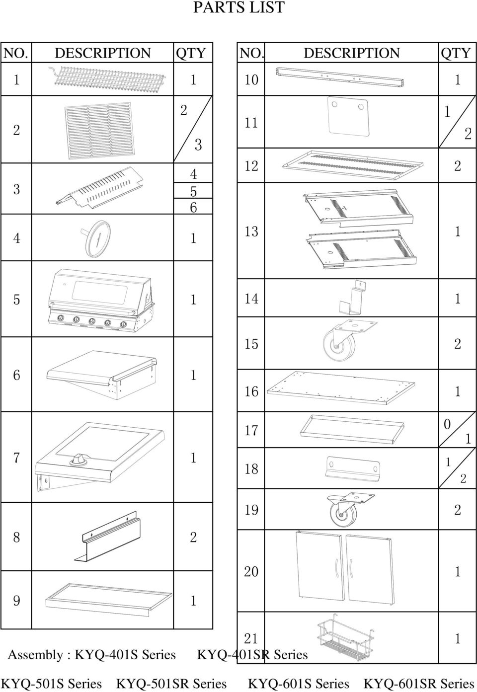 7 0 7 8 2 9 2 8 2 20 9 Assembly : KYQ-40S Series 2