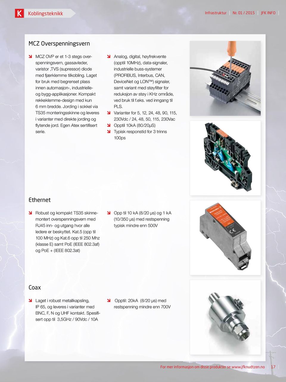 Laget for bruk med begrenset plass innen automasjon-, industrielleog bygg-applikasjoner. Kompakt rekkeklemme-design med kun 6 mm bredde.