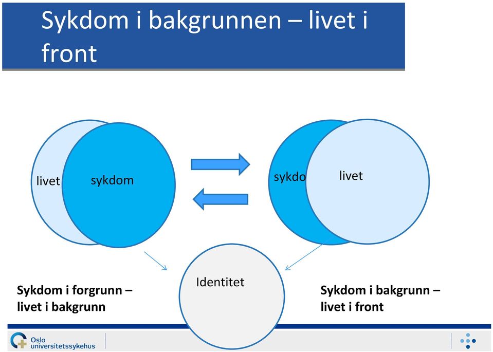 forgrunn livet i bakgrunn