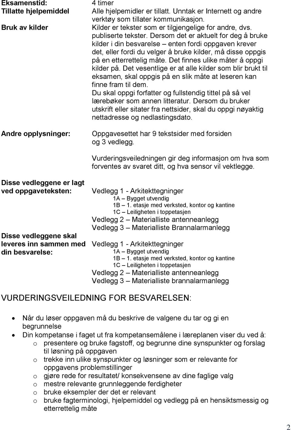 Dersom det er aktuelt for deg å bruke kilder i din besvarelse enten fordi oppgaven krever det, eller fordi du velger å bruke kilder, må disse oppgis på en etterrettelig måte.