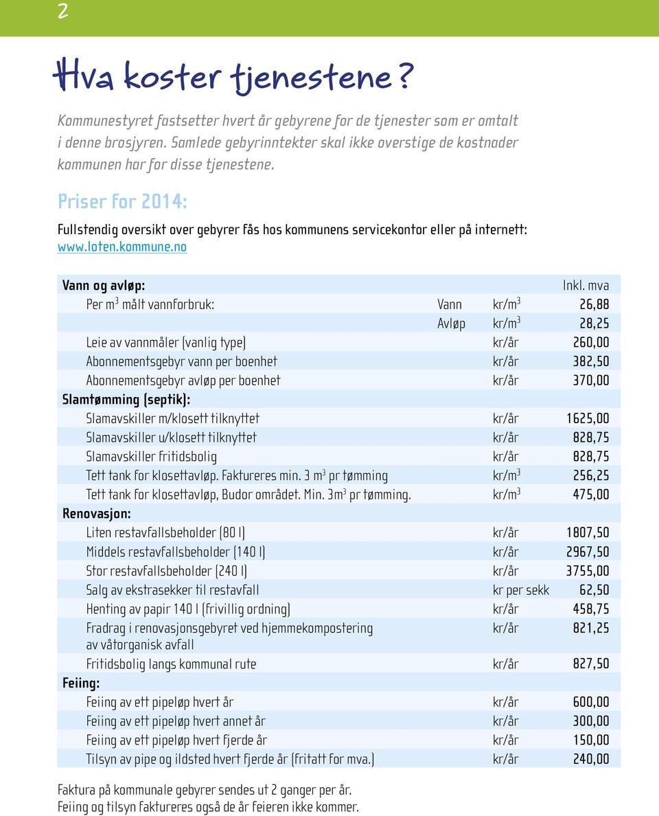 loten.kommune.no Vann og avløp: Inkl.