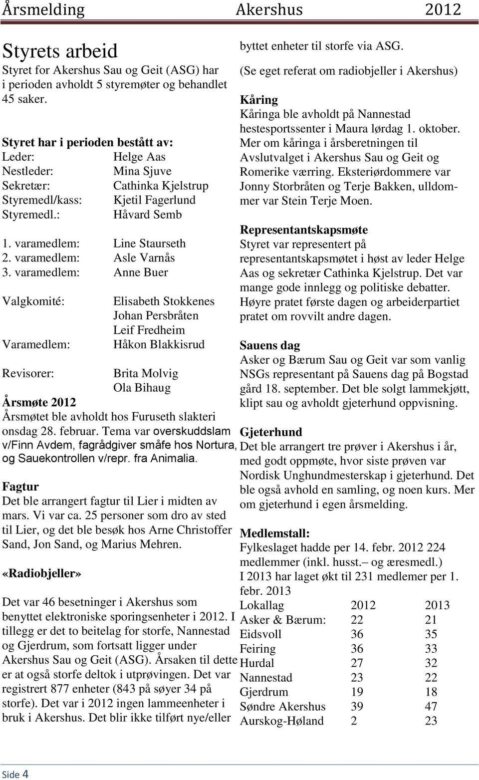 varamedlem: Asle Varnås 3.