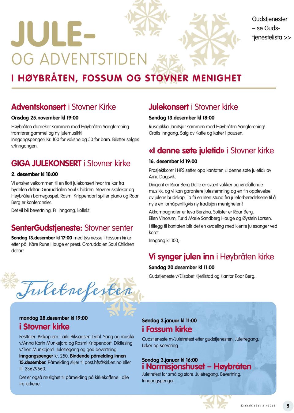 GIGA JULEKONSERT i Stovner kirke 2.