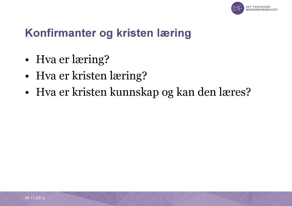 Hva er kristen læring?